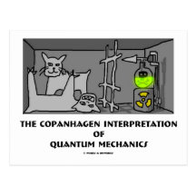 Interprétation de Copanhagen de la mécanique quant Cartes Postales