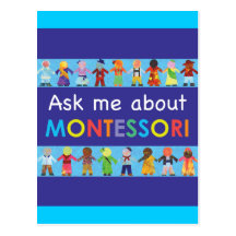 Interrogez-moi au sujet de MONTESSORI Carte Postale