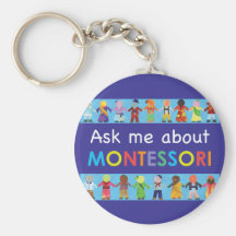 Interrogez-moi au sujet de MONTESSORI Porte-clef