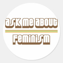 Interrogez-moi au sujet du féminisme adhésifs