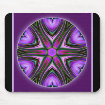 Intersectez le mandala Mousepad Tapis De Souris