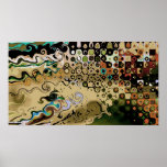 Intersection - affiche abstraite