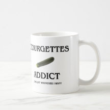 Intoxiqué de courgettes tasse à café