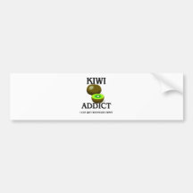 Intoxiqué de kiwi adhésif pour voiture