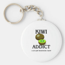 Intoxiqué de kiwi porte-clefs