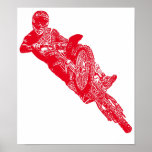 Intoxiqué de Moto Posters