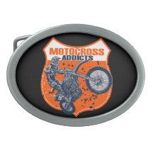 Intoxiqués de motocross boucle de ceinture
