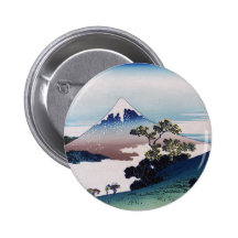 Inume-toge de Koshu, Hokusai Pin's Avec Agrafe