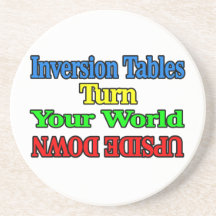 Inversion Tables Beverage Coaster
