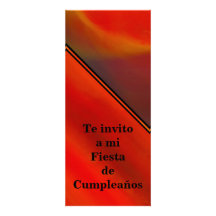 Invitación - Fiesta de Cumpleaños - Naranja Bristol