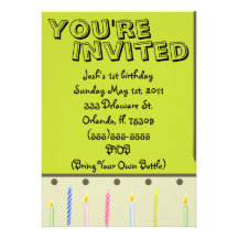 invitaion de carte d'anniversaire de bébé cartons d'invitation