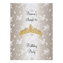 Invitation 2 de fête d'anniversaire du bonbon 16