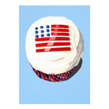 Invitation 4 juillet de petit gâteau