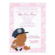Invitation 5x7 de baby shower de cannette de fil d