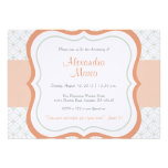 Invitation à la mode de baptême de dévouement de b