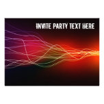 INVITATION abstrait de club de partie