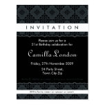 INVITATION ADULTE D'ANNIVERSAIRE : : L3 dans un st Carte Postale
