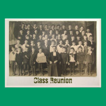 Invitation antique de ~ de photo de classe invitations