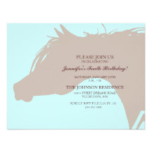 Invitation Arabe bleue de fête d'anniversaire de t