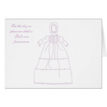 Invitation baptismale de robe cartes