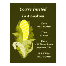 Invitation bébête de barbecue