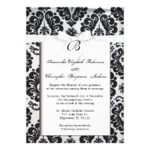 Invitation blanc élégant de mariage d'accent