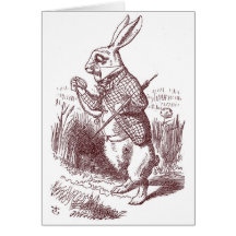 Invitation blanche de douche de lapin cartes de vœux