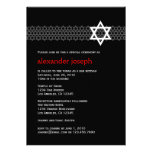 Invitation brillante de Mitzvah de barre d'étoile