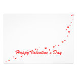Invitation chanceuse de la partie de Valentine d'a