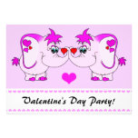 Invitation chanceuse de partie de Saint-Valentin d