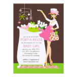 Invitation chic de douche de bébé de huche de mama