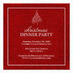 Invitation chique de fête de Noël