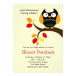 Invitation crème 5x7 de baby shower d'automne de h