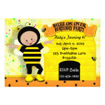 Invitation d'abeille d'anniversaire