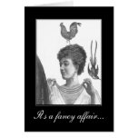 Invitation "d'affaire de fantaisie" carte de vœux
