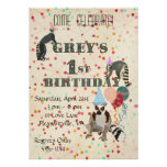 Invitation d'anniversaire d'abrégé sur amusement d