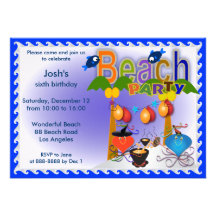 Invitation d'anniversaire de enfant : 034 : Partie