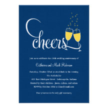 Invitation d'anniversaire de mariage de pain grill