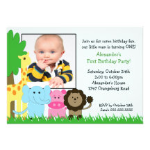 Invitation d'anniversaire de photo de copains de j
