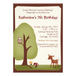 Invitation d'anniversaire des cerfs communs 5x7 de