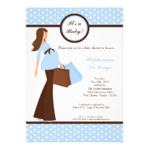 invitation de achat de baby shower de maman modern