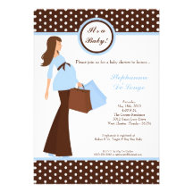 invitation de achat de baby shower de maman modern