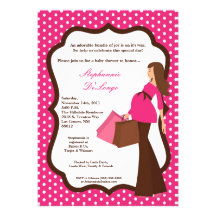 invitation de achat de baby shower de maman modern