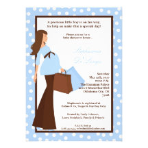 invitation de achat de baby shower de maman modern