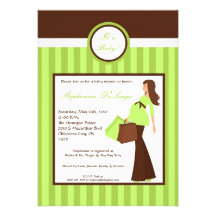 invitation de achat de baby shower de maman modern
