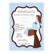 invitation de achat de baby shower de maman modern