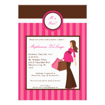 invitation de achat de baby shower de maman modern