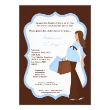 invitation de achat de baby shower de maman modern