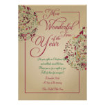 Invitation de babiole de fête de Noël
