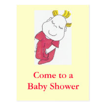 invitation de baby shower cartes postales